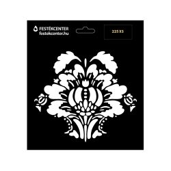 Stencil - 196 × 218 mm - Barokk 08 - XS