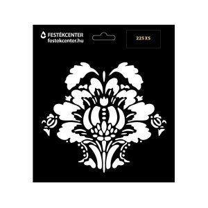 Stencil - 196 × 218 mm - Barokk 08 - XS