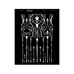 Stencil - 440 × 550 mm - Barokk 09 - L