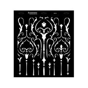 Stencil - 396 × 440 mm - Barokk 09 - M