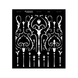 Stencil - 396 × 440 mm - Barokk 09 - M
