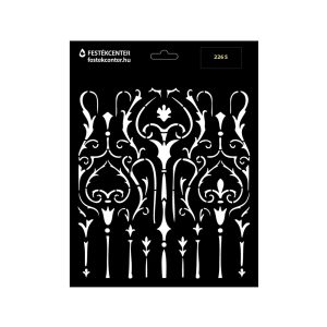 Stencil - 218 × 286 mm - Barokk 09 - S