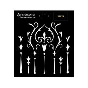 Stencil - 196 × 218 mm - Barokk 09 - XS