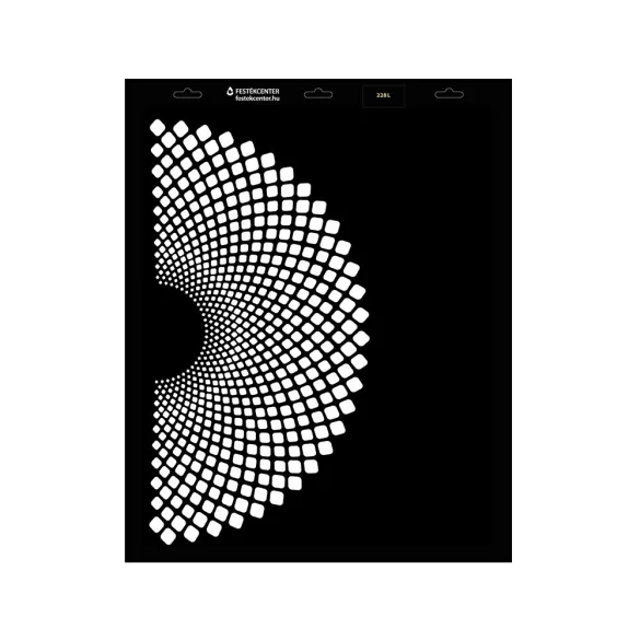 Stencil - 440 × 550 mm - Mandala 12 - L