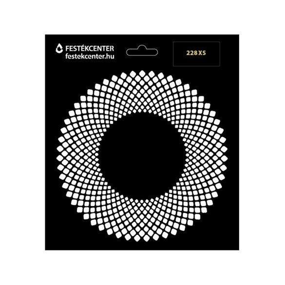 Stencil - 196 × 218 mm - Mandala 12 - XS