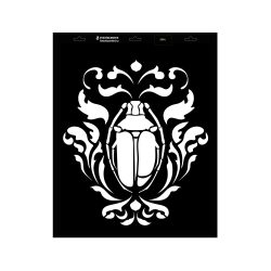 Stencil - 440 × 550 mm - Barokk 12 - L