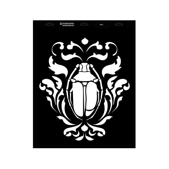 Stencil - 440 × 550 mm - Barokk 12 - L