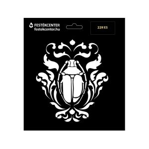 Stencil - 196 × 218 mm - Barokk 12 - XS