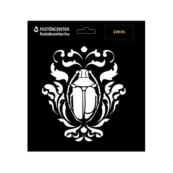 Stencil - 196 × 218 mm - Barokk 12 - XS