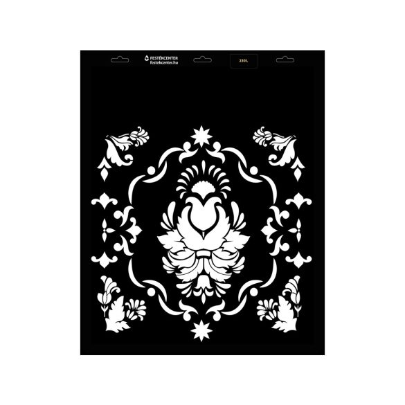 Stencil - 440 × 550 mm - Barokk 10 - L