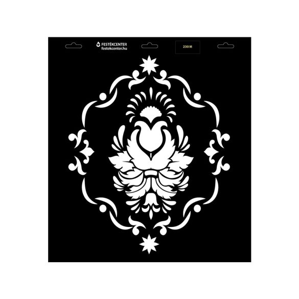 Stencil - 396 × 440 mm - Barokk 10 - M