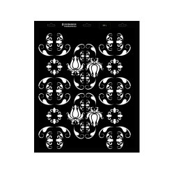 Stencil - 440 × 550 mm - Barokk 11 - L