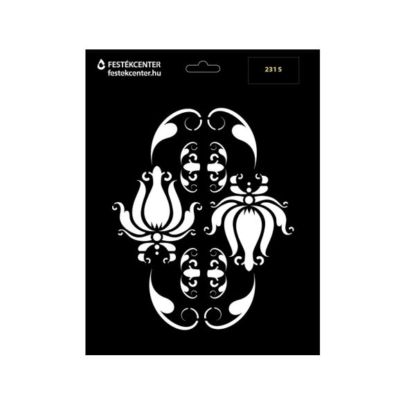 Stencil - 218 × 286 mm - Barokk 11 - S