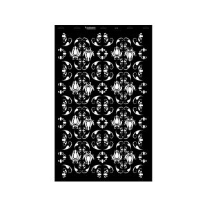 Stencil - 550 × 886 mm - Barokk 11 - XL