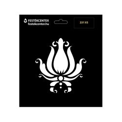 Stencil - 196 × 218 mm - Barokk 11 - XS