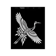 Stencil - 440 × 550 mm - Madár 03 - L