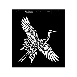 Stencil - 396 × 440 mm - Madár 03 - M
