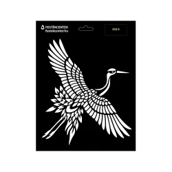 Stencil - 218 × 286 mm - Madár 03 - S