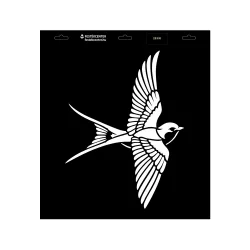 Stencil - 396 × 440 mm - Madár 04 - M