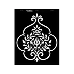 Stencil - 440 × 550 mm - Barokk 13 - L