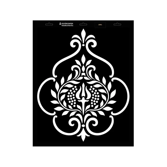 Stencil - 440 × 550 mm - Barokk 13 - L