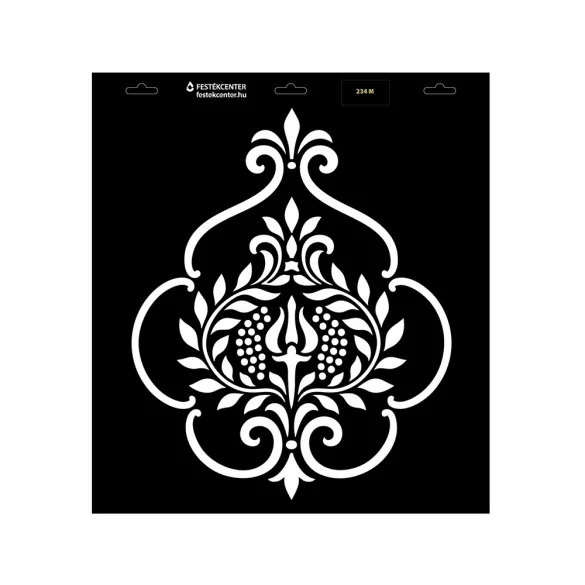 Stencil - 396 × 440 mm - Barokk 13 - M