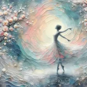 Tánc 508 - vászon vakrámán - 70 x 70 cm