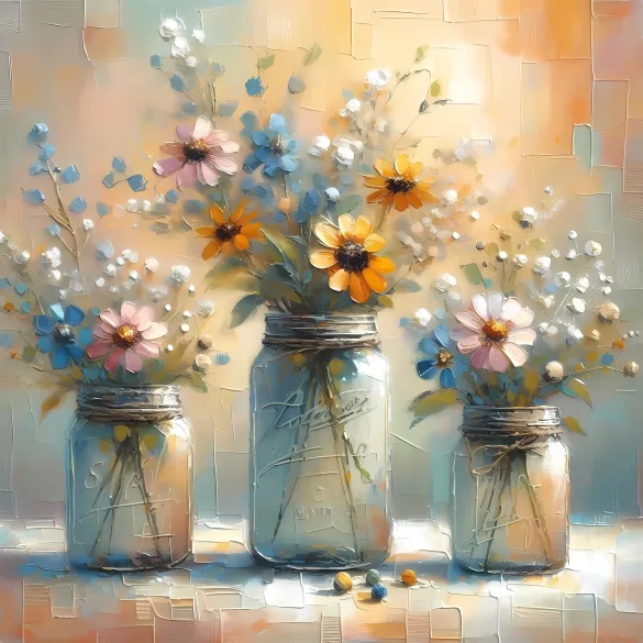 Hangulat 602 - vászon vakrámán - 70 x 70 cm