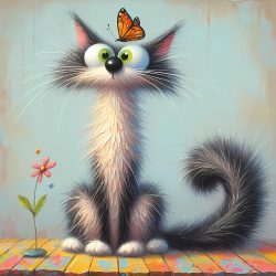 Gyerekszoba 817 - vászon tekercsben - 60 x 60 cm