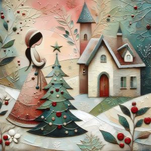 Ünnep 904 - vászon tekercsben - 50 x 50 cm