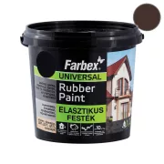   Farbex Rubber Paint univerzális elasztikus - RAL 8017 - barna - 1,2 kg