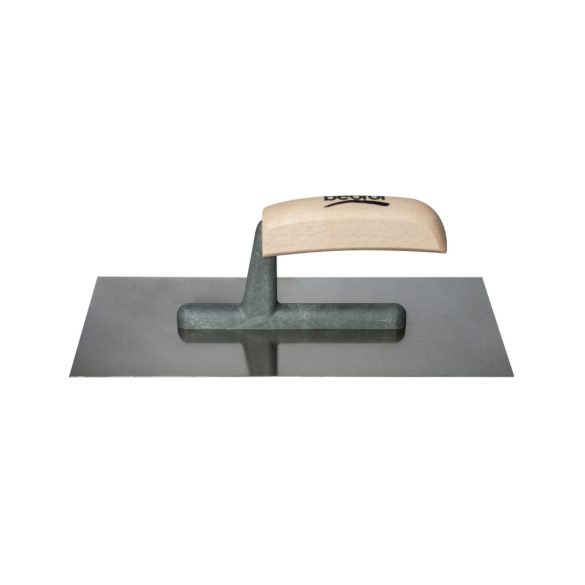 Glettvas - inox - fa nyél - 280 x 130 mm