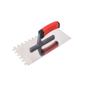 Fogazott glettvas - inox - 10 x 10 mm