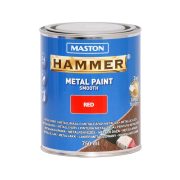 Maston Hammer 3:1 fémfesték - fényes piros - 750 ml