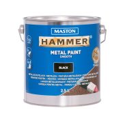 Maston Hammer 3:1 fémfesték - fényes fekete - 2,5 l