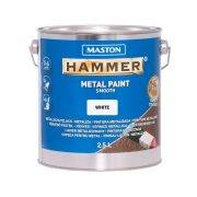Maston Hammer 3:1 fémfesték - fényes fehér - 2,5 l