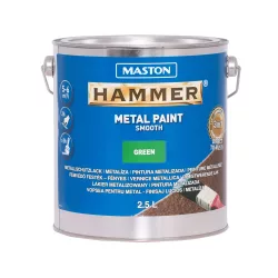 Maston Hammer 3:1 fémfesték - fényes zöld - 2,5 l