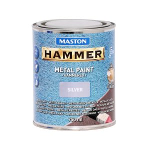 Maston Hammer 3:1 kalapácslakk, fémfesték - ezüst - 750 ml