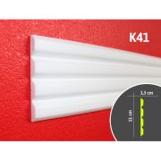 Kérgesített kültéri díszléc - K41 - 1,25 m