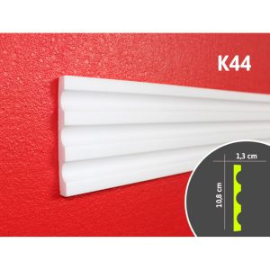 Kérgesített kültéri díszléc - K44 - 1,25 m