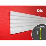 Kérgesített kültéri díszléc - K46 - 2 m