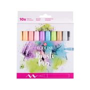   Talens Ecoline Brush Pen akvarell ecsetfilc készlet - pastel - 10 db