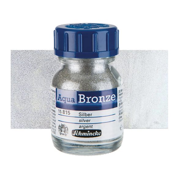 Schmincke Aqua Bronze metál effekt por - silver - 815 - 20 ml