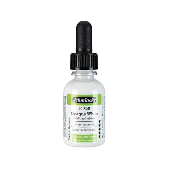 Schmincke Opaque White médium Aqua Drop akvarellhez - 30 ml