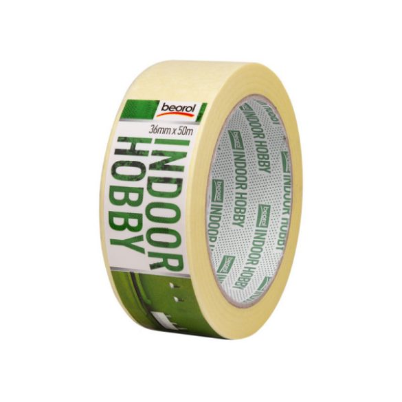Beorol Indoor Hobby hőre lágyuló krepp szalag festőknek - 60°C - 36 mm x 50 m
