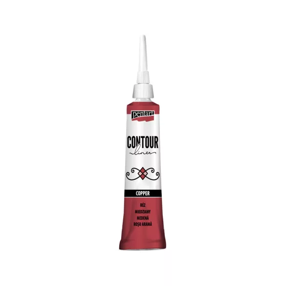PentArt Kontúrozó festék - réz - 20 ml