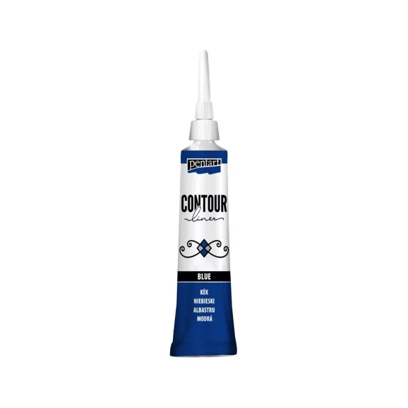 PentArt Kontúrozó festék - kék - 20 ml