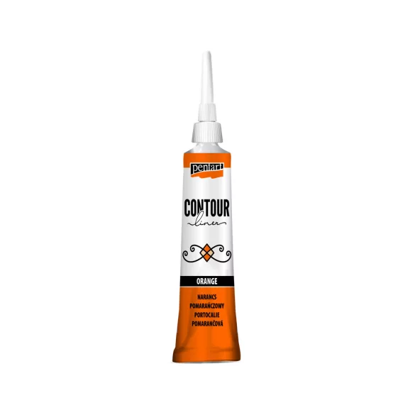 PentArt Kontúrozó festék - narancs - 20 ml