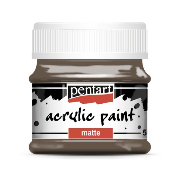 PentArt Matt akrilfesték - földbarna - 50 ml