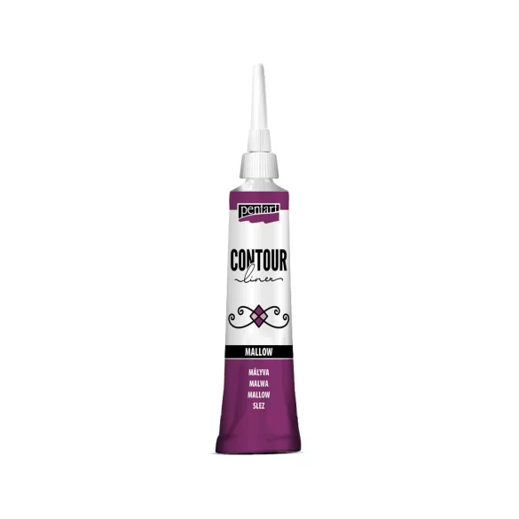 PentArt Kontúrozó festék - mályva - 20 ml